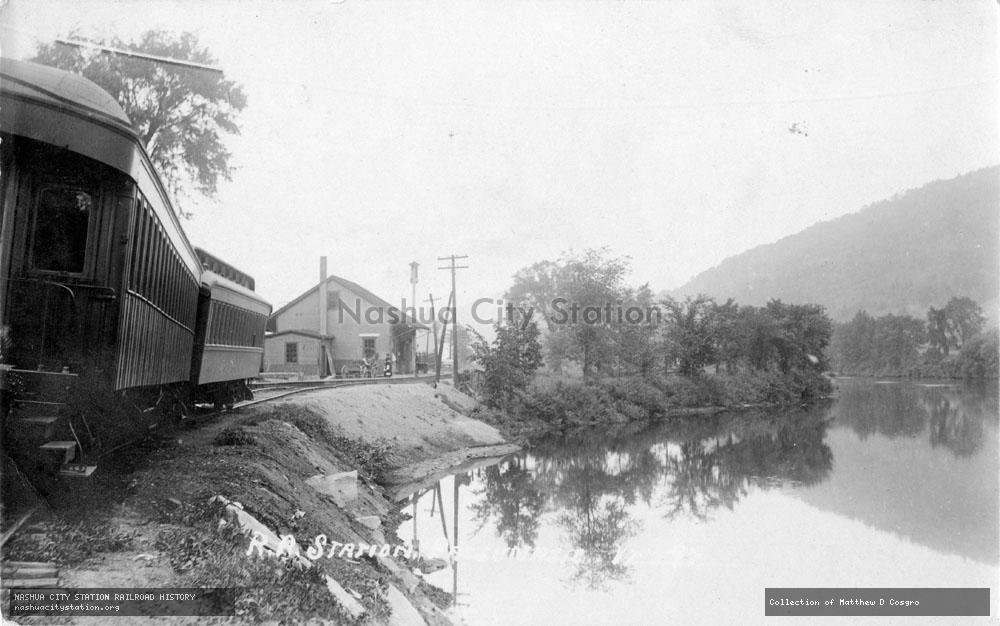 Postcard: Railroad Station, Passumpsic, Vermont